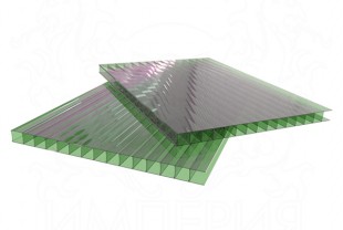 Сотовый поликарбонат LEXAN толщина 20 мм, зеленый