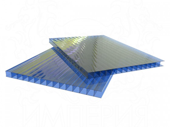 Сотовый поликарбонат LEXAN толщина 25 мм, синий