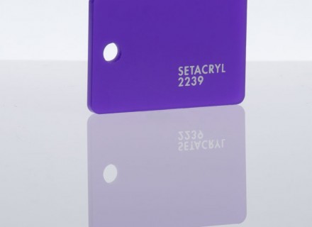 Литьевое оргстекло Setacryl, толщина 3 мм, фиолетовый 2239