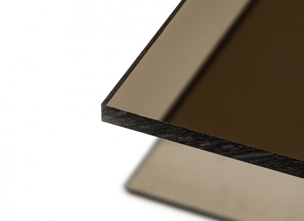 Монолитный поликарбонат Irrox "Оптимальный" толщина 3 мм, бронза серый