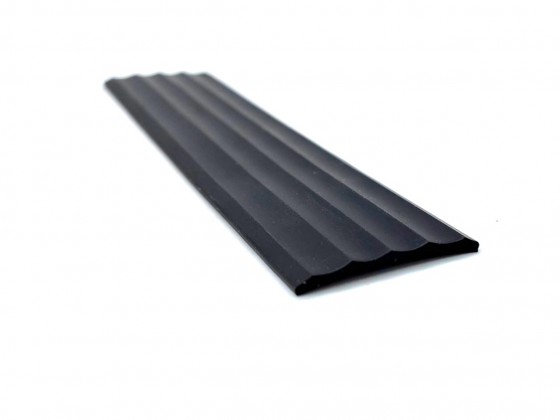 Резиновый уплотнитель (резина EPDM/ЭПДМ) 50мм, рифленая, толстая | R.YP.50.