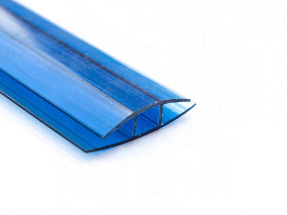 Профиль соединительный неразъемный НР 4 мм, синий