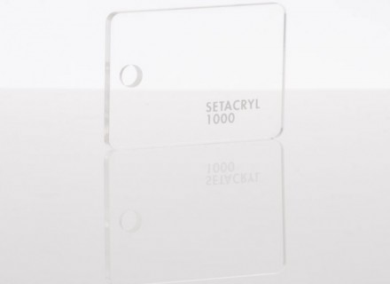 Литьевое прозрачное оргстекло SETACRYL, толщина 6 мм, прозрачный